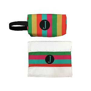 NECESSAIRE BOX E TOALHINHA PERSONALIZADOS