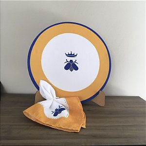 Sousplat - Kit com Base de MDF, Capa e guardanapo