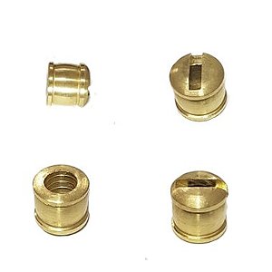 Kit 05 Peças de Botão CONCAVO 22 mm