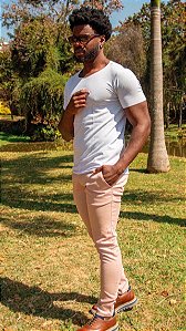 Camisa Masculina Gola Canoa em Cotton – Conforto e Estilo Casual