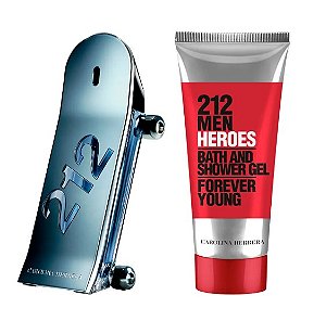 212 Men Heroes Forever Young – Carolina Herrera (EDT + Shower Ge