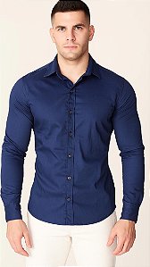 Camisa Slim Fit Manga Longa