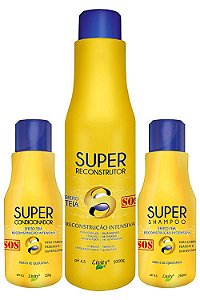 Kit Super Reconstrutor Efeito Teia Livity G 3 produtos