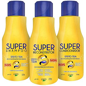 Kit Super Reconstrutor  Efeito Teia  Livity 250ml 3 produtos