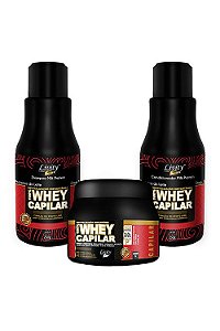 Kit Whey Protein Capilar Livity 3 produtos