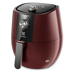 Air Fryer Electrolux Rita Lobo 4L Dark Red Grand Efficient 1400W EAF31 127V