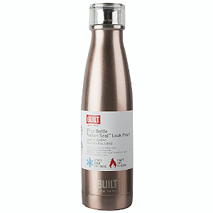 Garrafa Squeeze Inox 500 ml Rose Gold BUILT