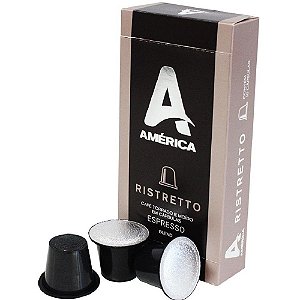 América Café Cápsulas - RISTRETTO - Pack Kit com 10 Caixas