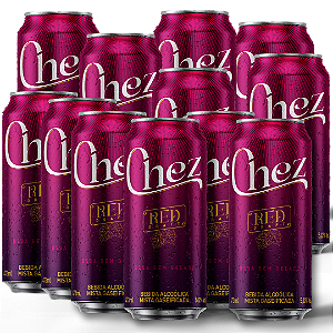 Chopp de Vinho Chez - Lata 473ml - Bebida Mista Gaseificada 5%- Pack 12 unids
