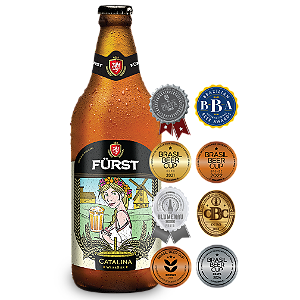 Cerveja Fürst Catalina "Weissbier" Trigo Premium | Garrafa 600ml | Múltiplas Medalhas