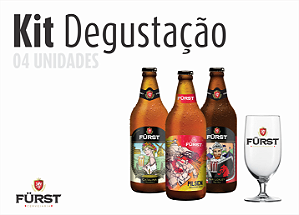 Kit Degustação Premium Fürst | 3 Garrafas 600ml + Taça Exclusiva | Jornada Sensorial Artesanal