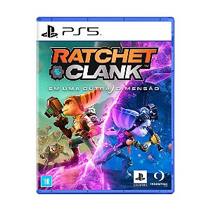Jogo Ratchet e Clank: Em Outra Dimensão PS5 Mídia Física Lacrado