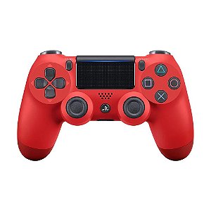 Controle Sem Fio PS4 Sony Dualshock 4 Magma Red Vermelho