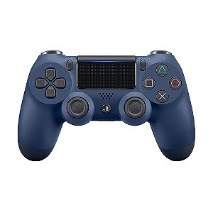 Controle Sem Fio PS4 Sony Dualshock 4 Midnight Blue Azul
