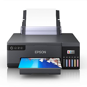 Impressora Epson Tanque de Tinta Ecotank WiFi Colorida Fotográfica Preta L8050 - C11CK37302