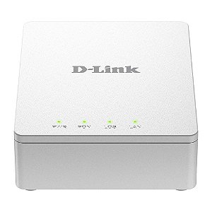 ONU Modem GPON D-Link LAN Gigabit + Porta APC SC Branco Bivolt - DPN-101G