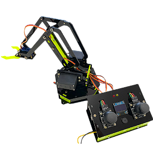 Plat. Rob. JC-ARM I (braço robótico p/ Arduino)