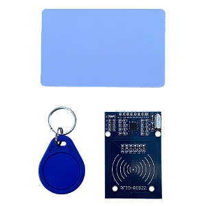 Kit Módulo RFID MRFC522 (13,56 MHz) com Cartão e Chaveiro