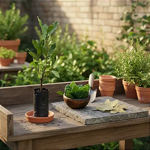 5 Mudas De Louro Tempero Alta Qualidade + Manual De Cultivo