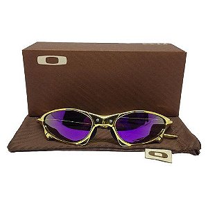 Óculos Oakley  Penny Gold 24k lente roxa