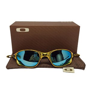 Óculos Oakley Doublexx Gold 24k lente ice thug