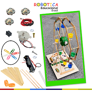 Roda Gigante DIY - Kit Robótica Parque de Diversões