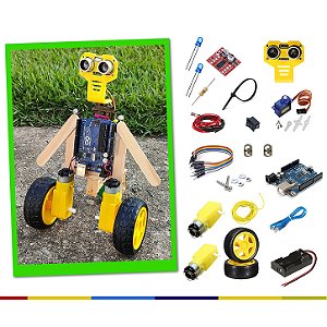 Robô Ardudroide DIY - Kit Robótica Educacional com Arduino