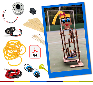 Robô ambulante DIY - Kit Robótica Educação Maker