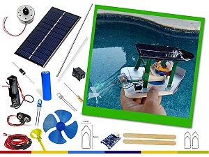 Ecobarco Barco Sustentável DIY - Kit Robótica Educação Maker