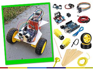 Carro Autônomo DIY - Kit Arduino de Robótica Educacional e Educação Maker