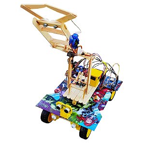 Kit Máquina Guindaste REB18 DIY - Robô com Garra Robótica