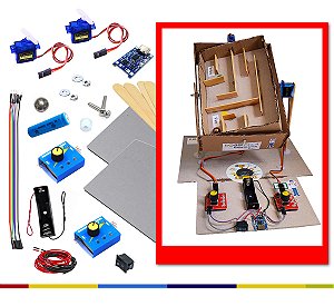 Jogo Labirinto DIY - Kit Robótica Educação Maker