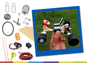 Kart Elétrico DIY - Kit Robótica Educação Maker