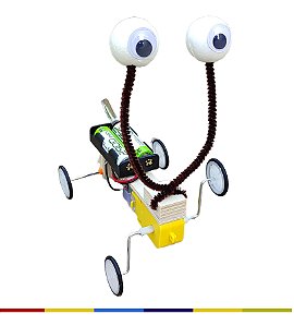 Zolhudo - Robô Biônico Criativo, Kit didático para montar em MDF | Educação Maker