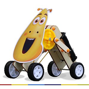 Vermebot Criativo - Kit didático em MDF para montar | Educação STEAM