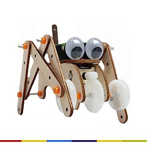 Robô Réptil Criativo – Kit de Montagem Biónico Educacional em MDF