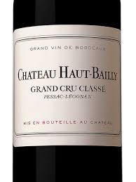 BORDEAUX -CHÂTEAU HAUT-BAILLY Gran Cru Classé Pessac-Léognan Rouge 2017