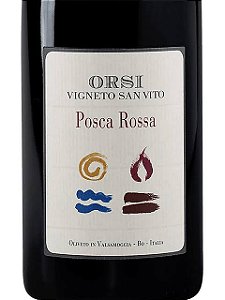 VINHOS NATURAIS ITÁLIA - ORSI VIGNETO SAN VITO POSCA ROSSA