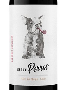 NOVIDADE NO SITE - VINHO SIETE PERROS CABERNET SAUVIGNON 2022