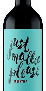 NOVIDADE NO SITE - FAMILIA BLANCO -VINHO JUST PLEASE MALBEC 2024