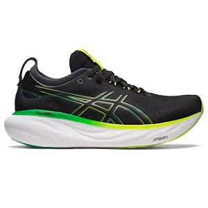 Tênis Asics Gel Nimbus 25 Preto e Azul - Tênis Storm