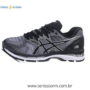 asics nimbus 20 preto