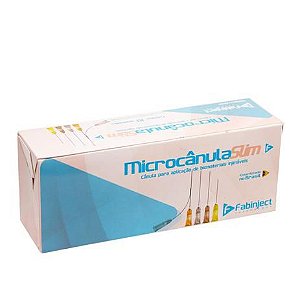 Microcânula Slim Fabinject Caixa (10un)