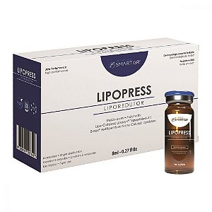 LIPOPRESS - 5 Frascos de 8 ml - Liporredutor Intradermoterapia Pressurizada - Smart GR