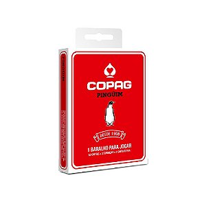 BARALHO COPAG PINGUIM VERMELHO