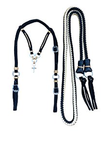 Cabeçada com Rédea Trançada - SE232