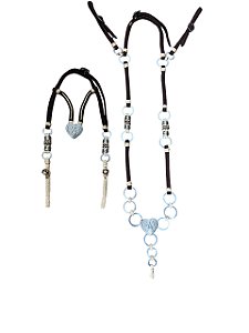 Cabeçada e Peitoral de Cordinha com Central -SE235