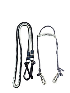 Cabeçada com Rédea Trançada - SE237