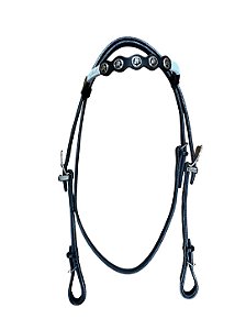 Cabeçada luxo Aplique cavalo - SE279
