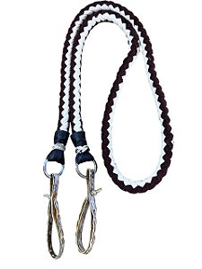 Rédea de Algodão Com Biqueiras de Couro Cru - SE112